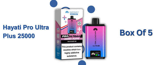 Is Hayati Pro Ultra Plus 25,000 Box of 5 the Future of Disposable Vaping?