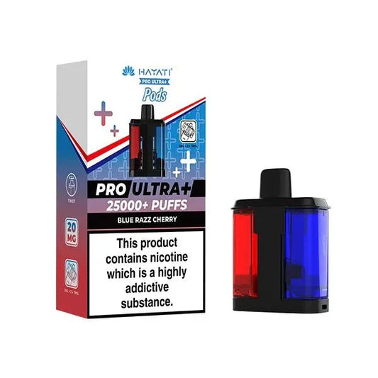 Hayati Pro Ultra Plus 25000 Pods Box of 5 - Prefilled Replacement Pods for Resellers & Bulk Buyers
