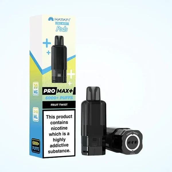Hayati Pro Max Plus 6000 Prefilled Pods Box of 5 - Genuine Replacement Pods for Retailers & Bulk Buyers
