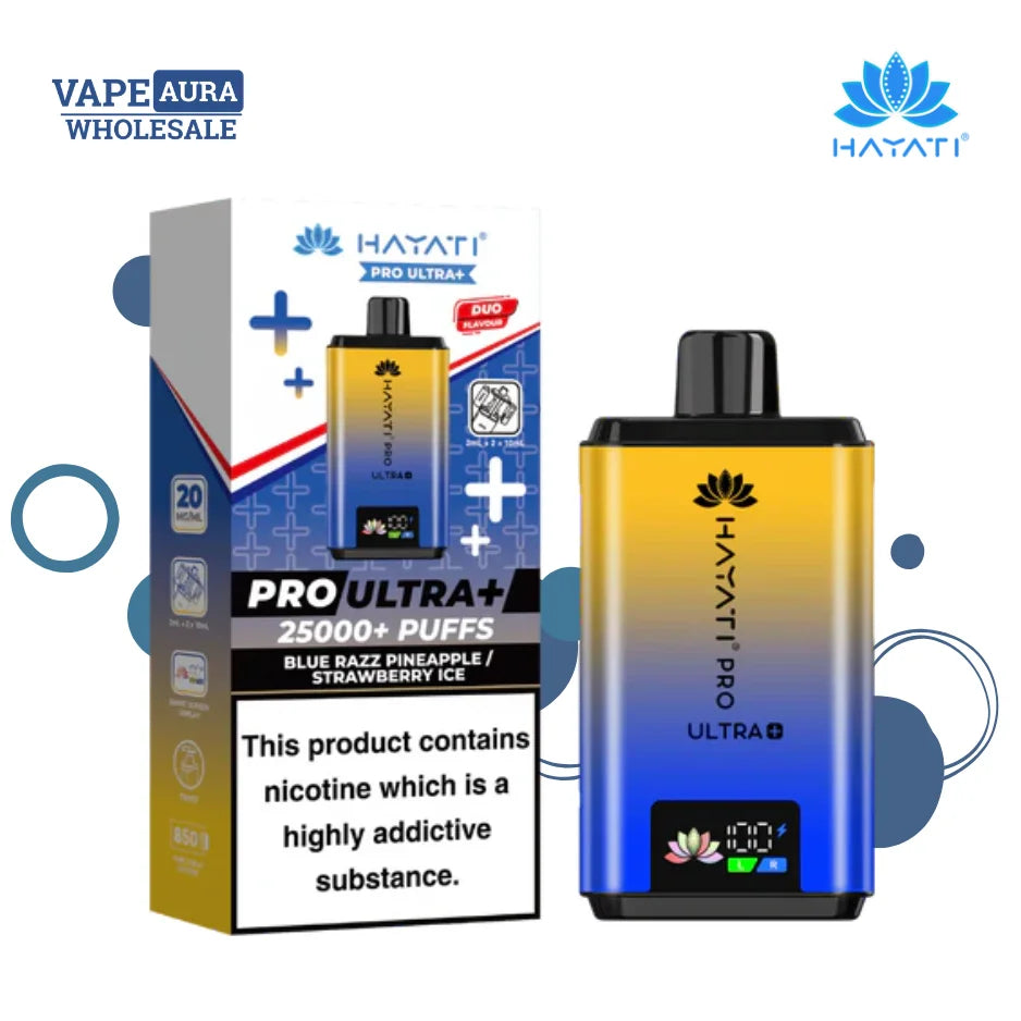 Hayati Pro Ultra Plus 25000 Box of 5 | Prefilled Pod Kit Hayati Pro Ultra Plus 25000 Box of 5 | Prefilled Pod Kit