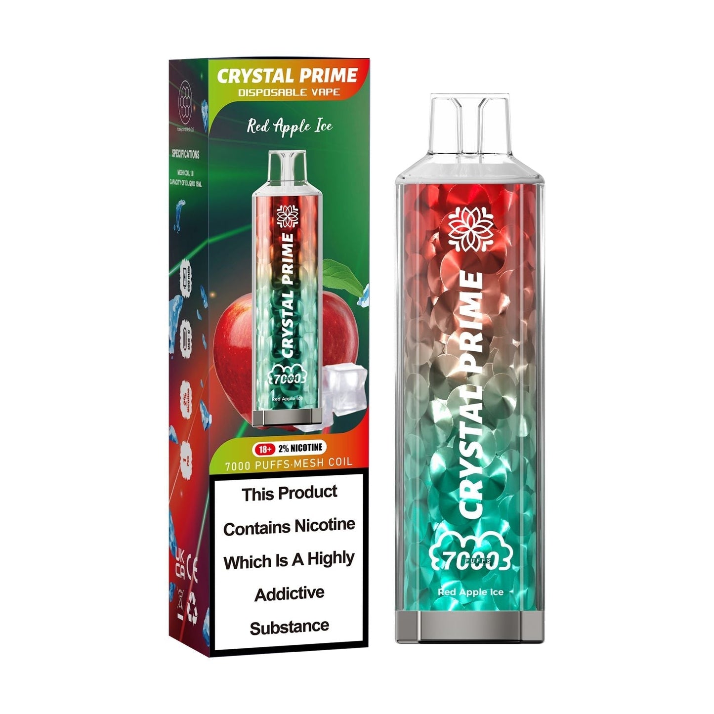 Crystal Prime 7000 Box of 10 | £46.99 - Vapex Wholesale