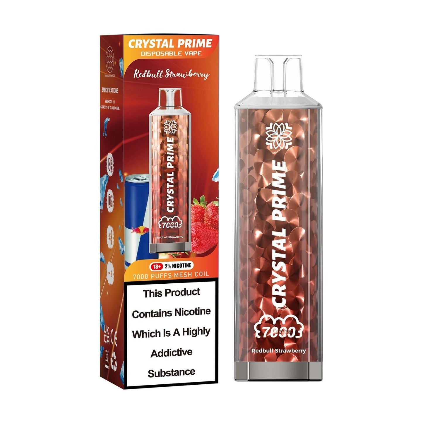 Crystal Prime 7000 Box of 10 | £46.99 - Vapex Wholesale
