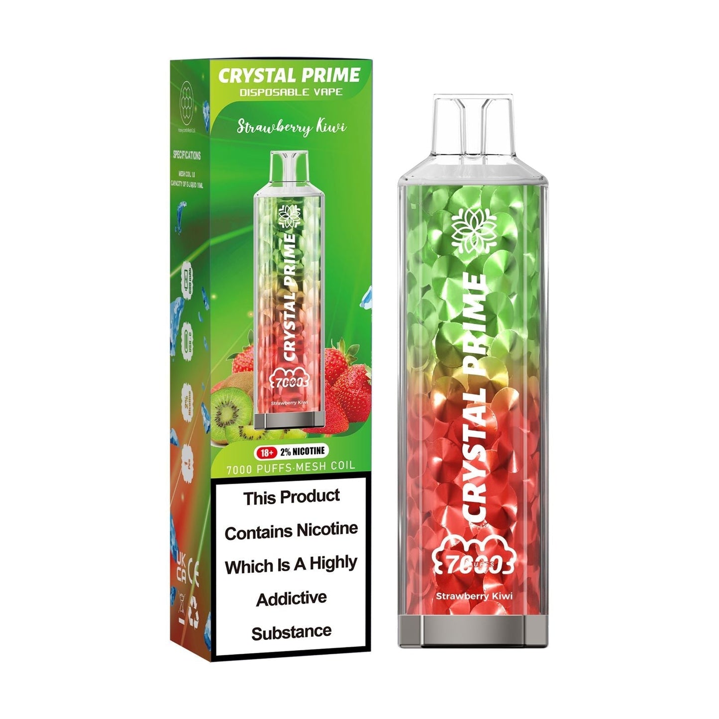 Crystal Prime 7000 Box of 10 | £46.99 - Vapex Wholesale