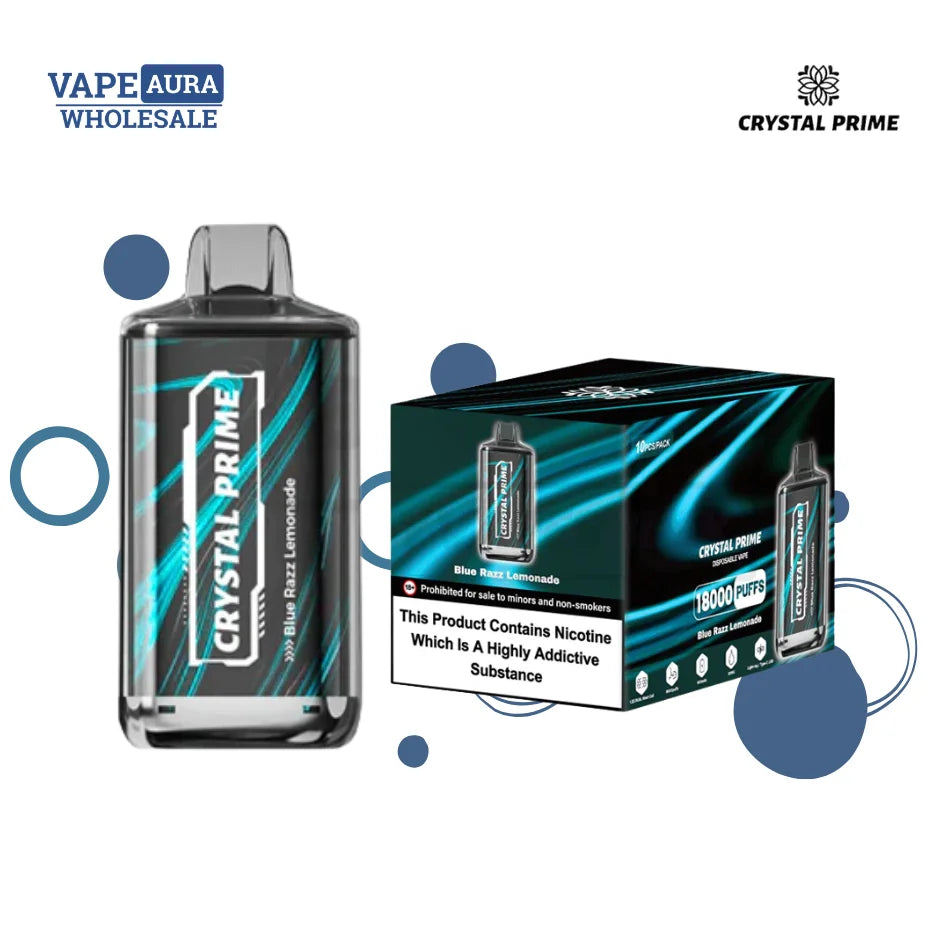 crystal prime deluxe 18000 puffs disposable vape Best Disposable Vapes in 2026: Tested Top Picks for Every Vaper main image 0