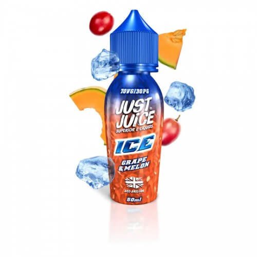 Just Juice Ice Range 50ml Shortfill E-liquids-Grape and Melon-vapeukwholesale