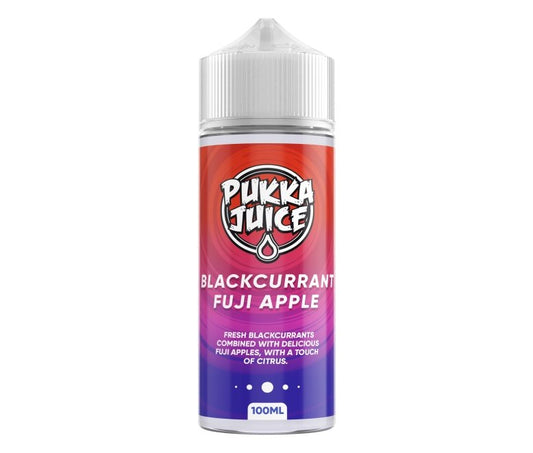 Pukka Juice 100ml Shortfill E-liquids-Blackcurrant Fuji Apple-vapeukwholesale