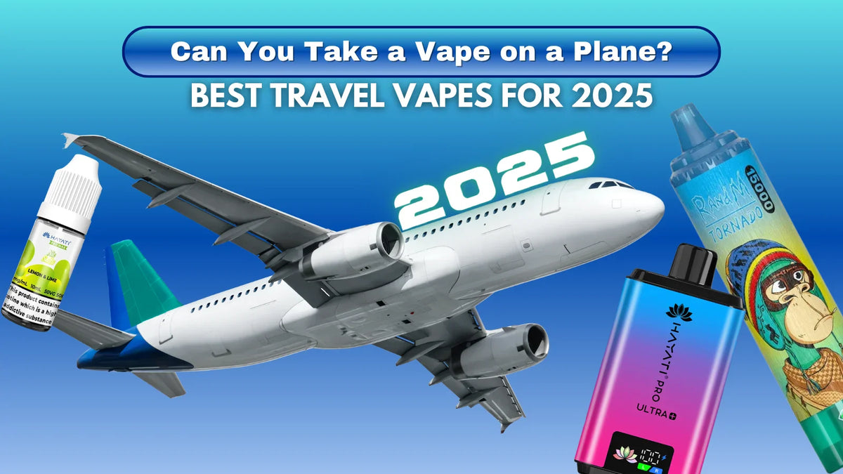 Can You Take a Vape on a Plane? Best Travel Vapes for 2025 Can You Take a Vape on a Plane? Best Travel Vapes for 2025