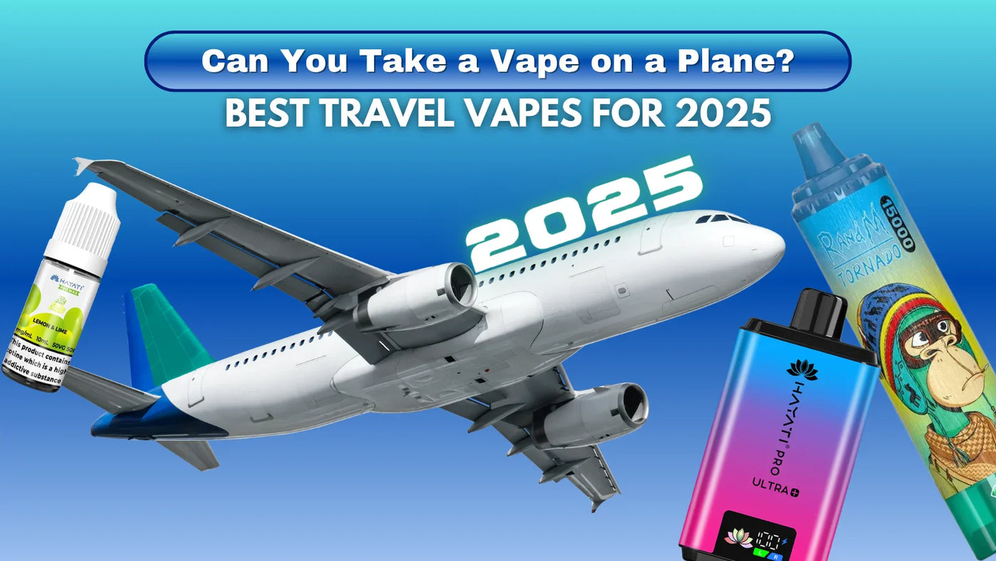 Can You Take a Vape on a Plane? Best Travel Vapes for 2025