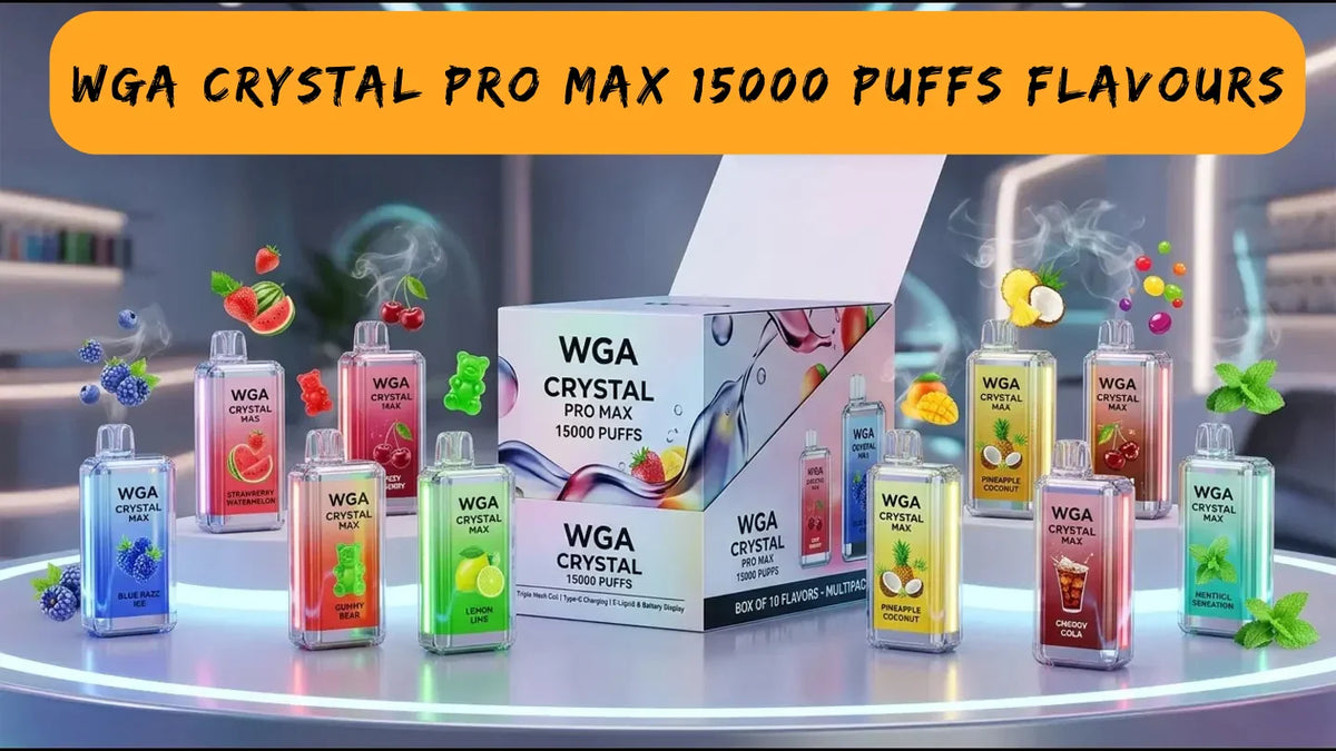 WGA Crystal Pro Max 15000 Puffs Flavours