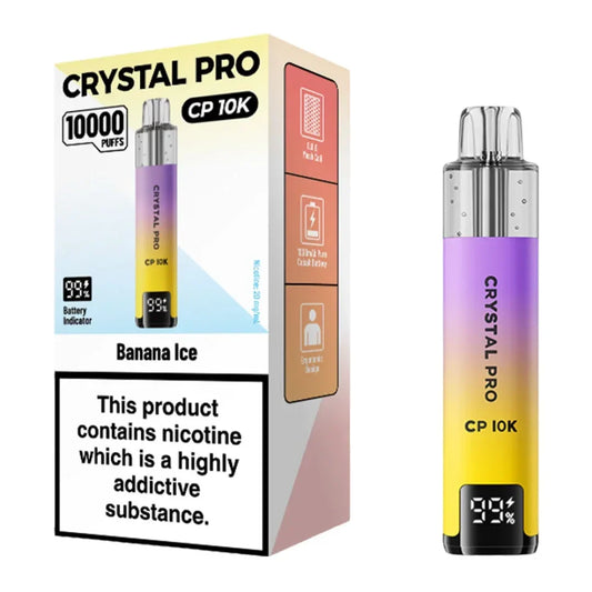 Crystal Pro 10000 Box of 5: TPD Compliant, Verified Quality-Tested | Premium Vaping, Better Value