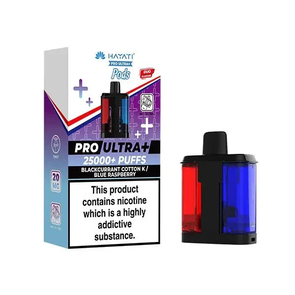 Hayati Pro Ultra Plus 25000 Pods Box of 5 - Prefilled Replacement Pods for Resellers & Bulk Buyers
