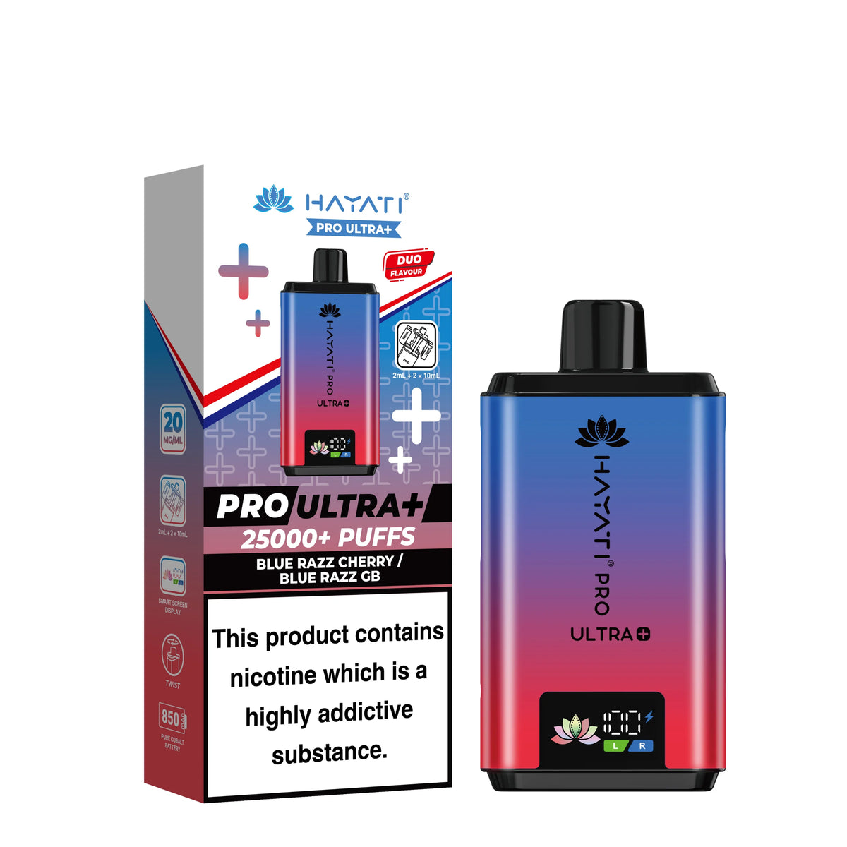 Hayati Pro Ultra Plus 25000 Prefilled Pod Kits Box of 5 | Vape Aura Wholesale