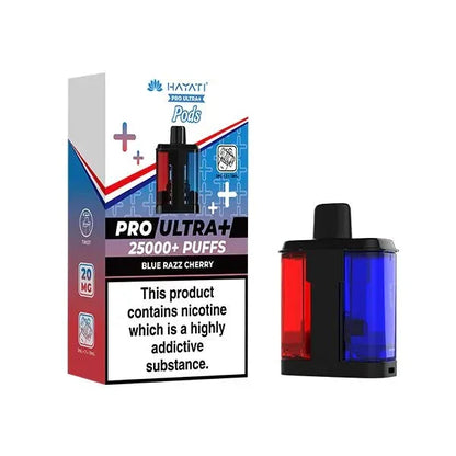 Hayati Pro Ultra Plus 25000 Pods Box of 5 - Prefilled Replacement Pods for Resellers & Bulk Buyers