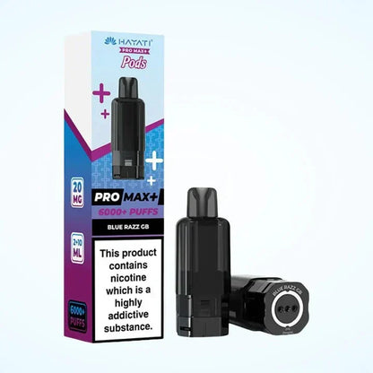 Hayati Pro Max Plus 6000 Prefilled Pods Box of 5 - Genuine Replacement Pods for Retailers & Bulk Buyers
