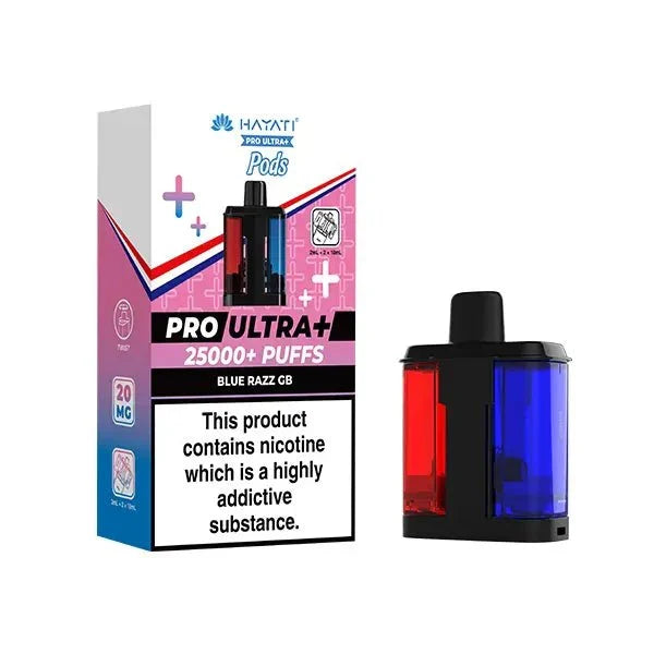 Hayati Pro Ultra Plus 25000 Pods Box of 5 - Prefilled Replacement Pods for Resellers & Bulk Buyers