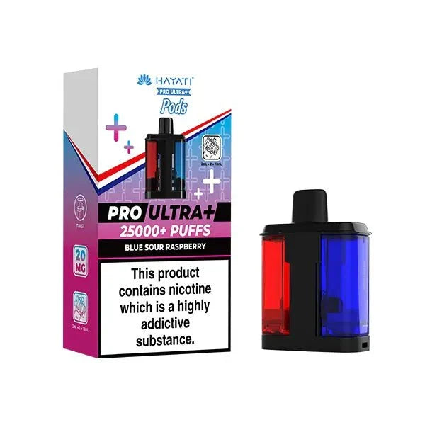 Hayati Pro Ultra Plus 25000 Pods Box of 5 - Prefilled Replacement Pods for Resellers & Bulk Buyers