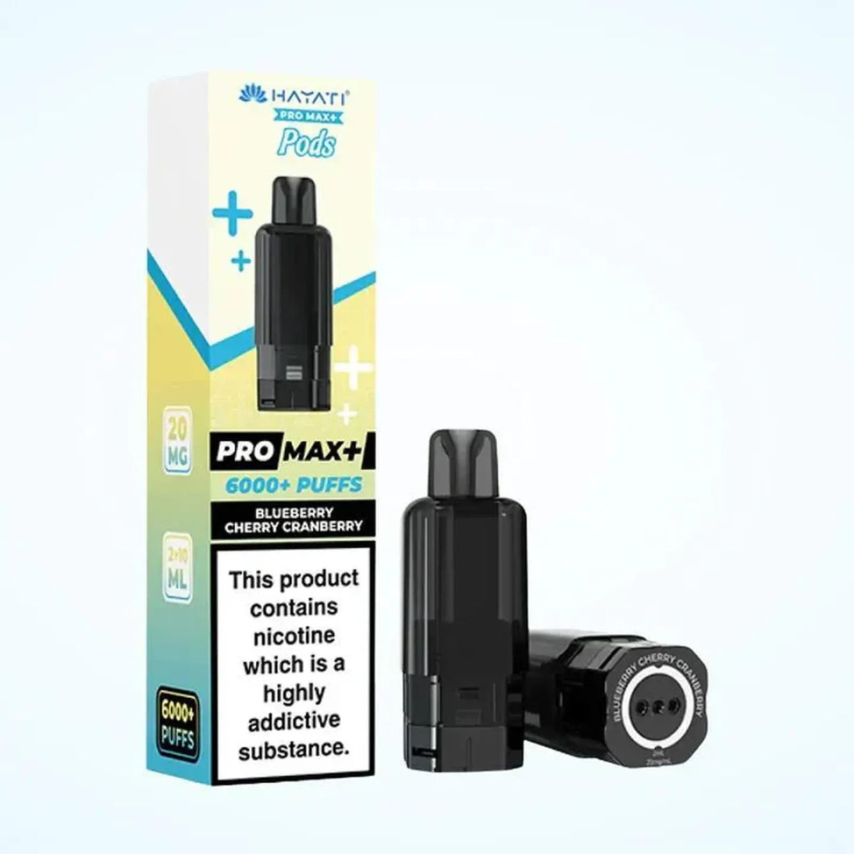 Hayati Pro Max Plus 6000 Prefilled Pods Box of 5 - Genuine Replacement Pods for Retailers & Bulk Buyers