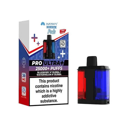Hayati Pro Ultra Plus 25000 Pods Box of 5 - Prefilled Replacement Pods for Resellers & Bulk Buyers