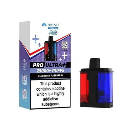 Hayati Pro Ultra Plus 25000 Pods Box of 5 - Prefilled Replacement Pods for Resellers & Bulk Buyers