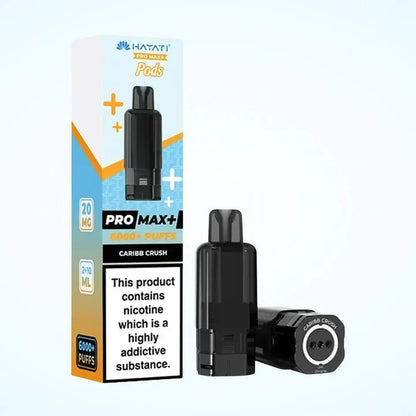Hayati Pro Max Plus 6000 Prefilled Pods Box of 5 - Genuine Replacement Pods for Retailers & Bulk Buyers