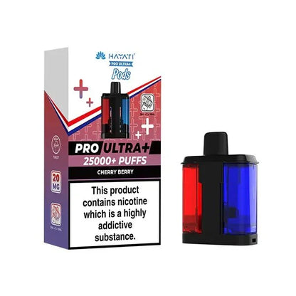 Hayati Pro Ultra Plus 25000 Pods Box of 5 - Prefilled Replacement Pods for Resellers & Bulk Buyers