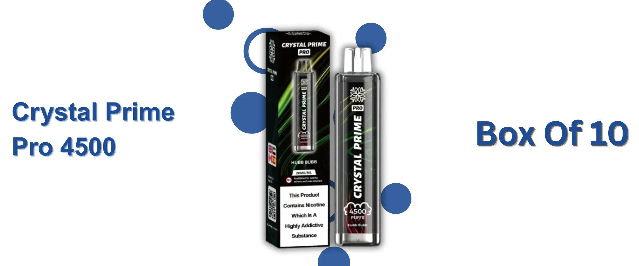 Crystal Prime Pro 4500 Box of 10