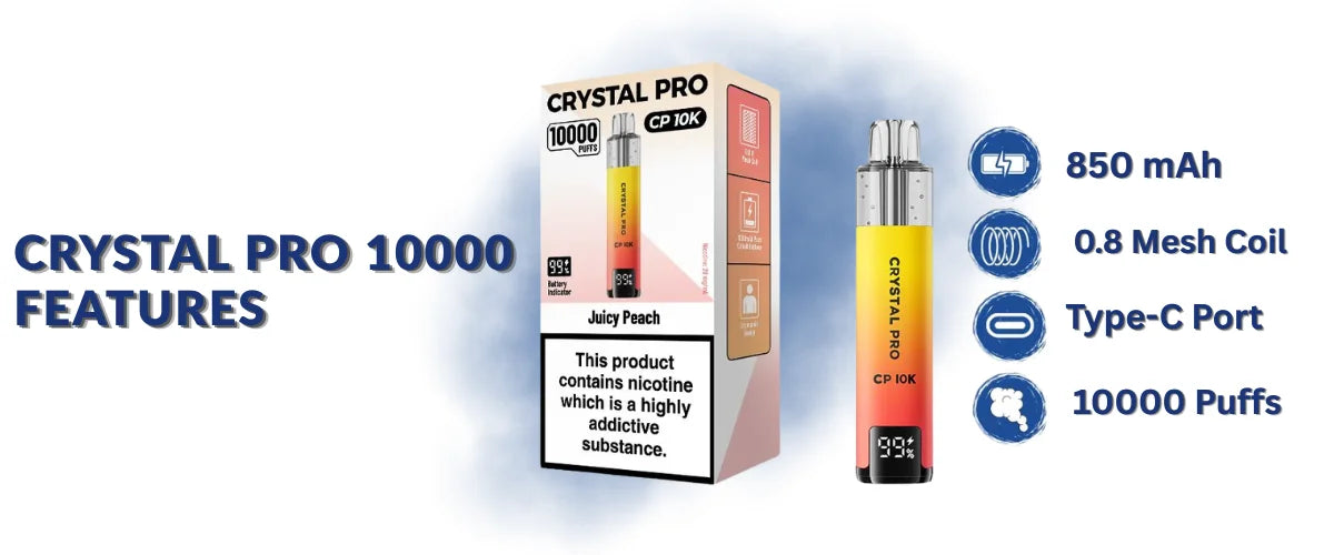 Crystal Pro 10000 Box of 5 features