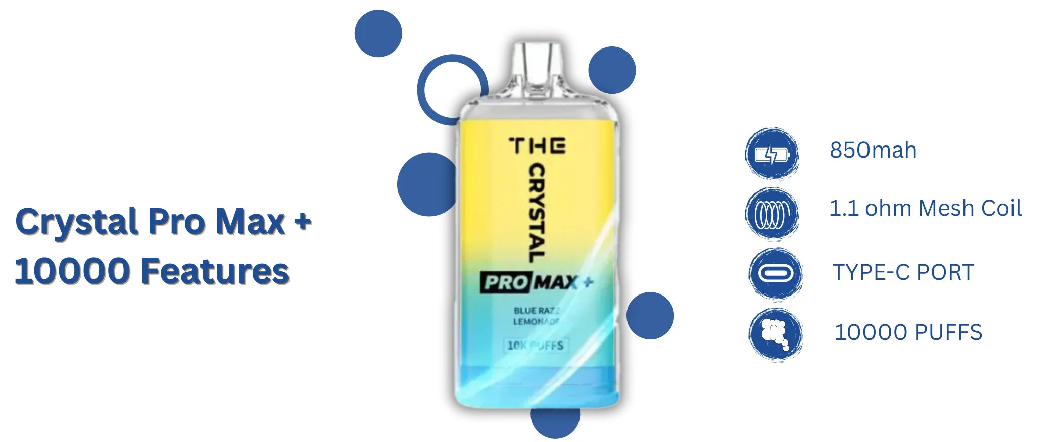 WGA Crystal Pro Max Plus 10000 Box of 10