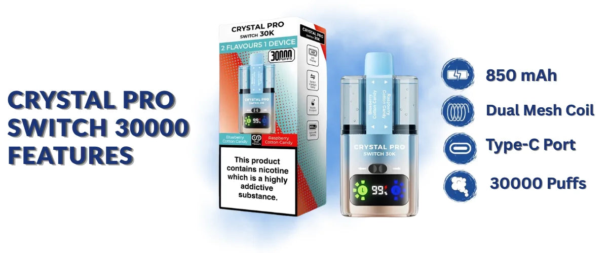 Crystal Pro Switch 30000 Features