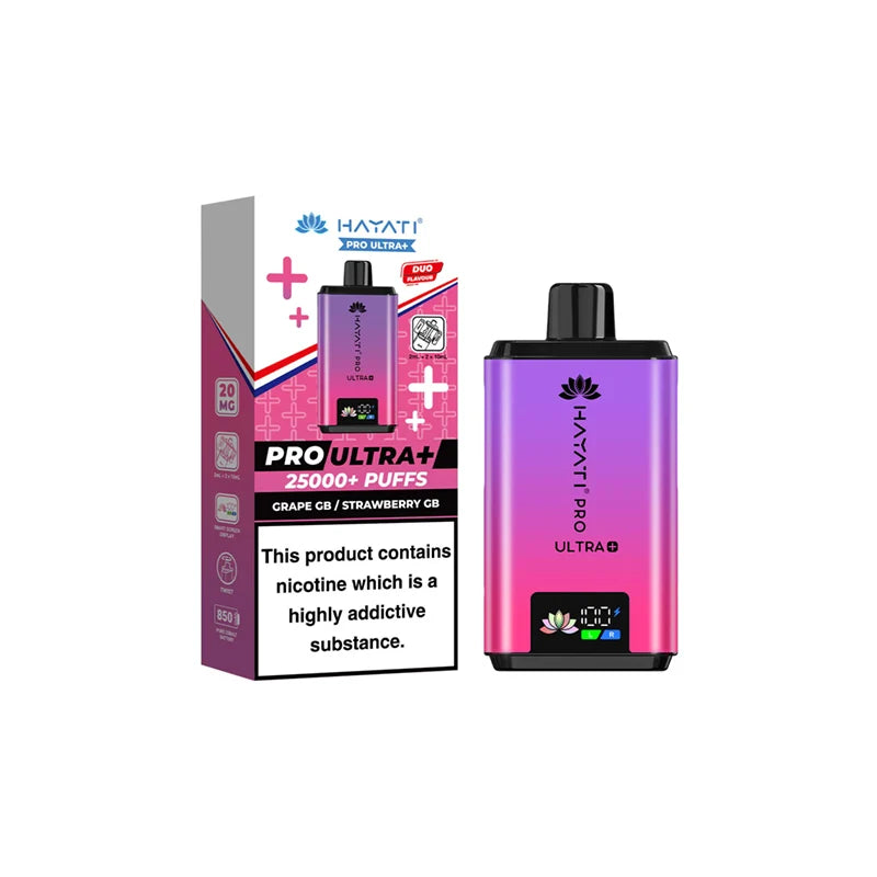 Hayati Pro Ultra Plus 25000 Prefilled Pod Kits Box of 5 | Vape Aura Wholesale