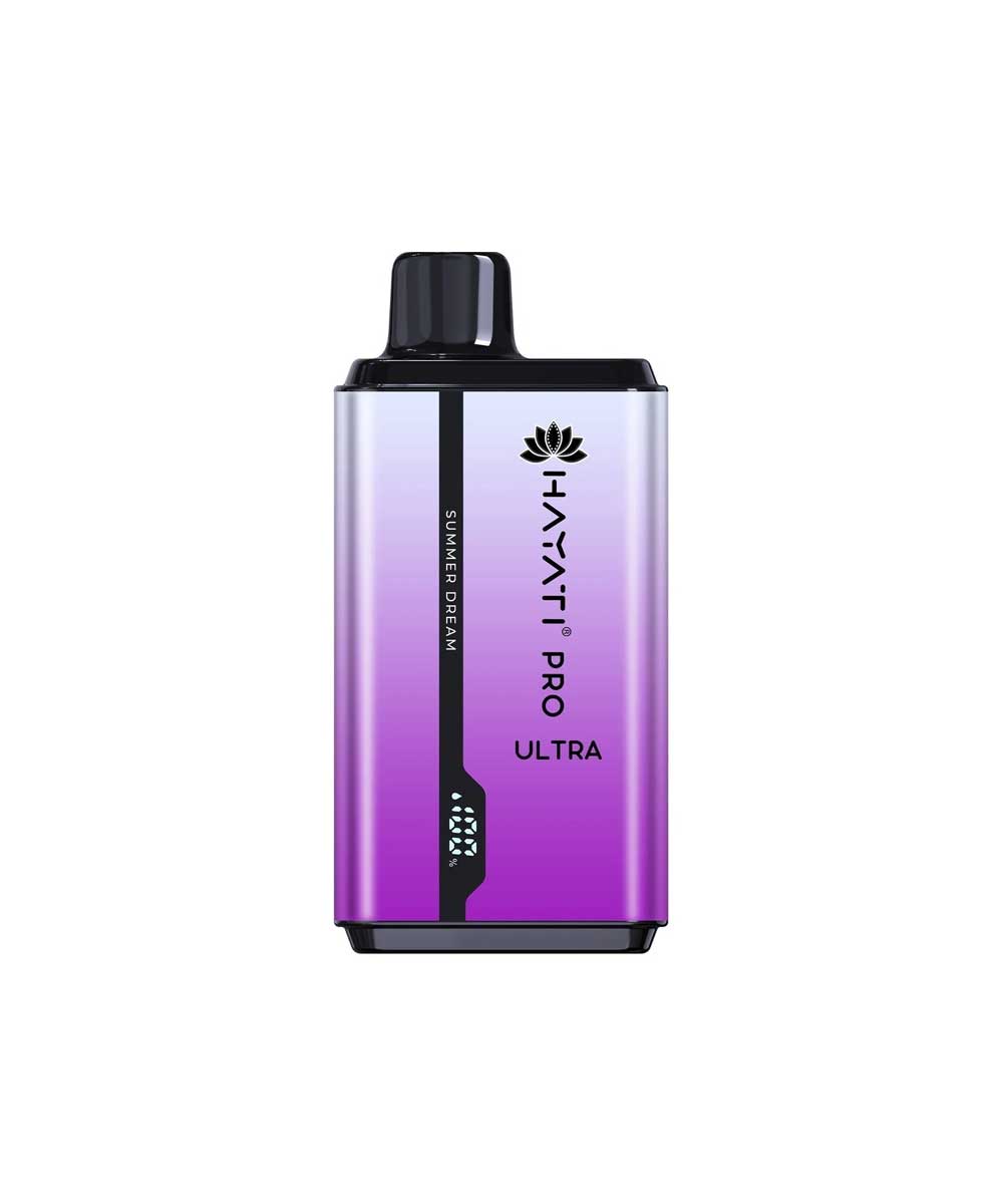 Hayati Pro Ultra 15000 Box of 10 | Premium Rechargeable Vape Kit