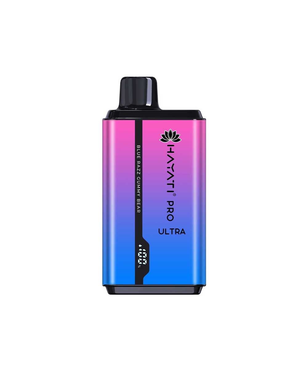 Hayati Pro Ultra 15000 Box of 10 | Premium Rechargeable Vape Kit