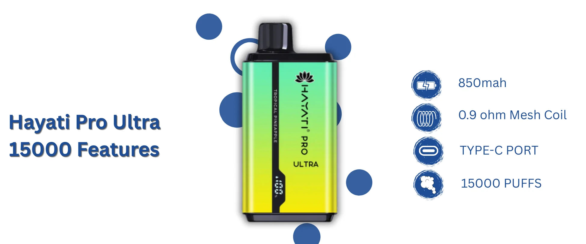  Hayati Pro Ultra 15000 Puffs Box of 10