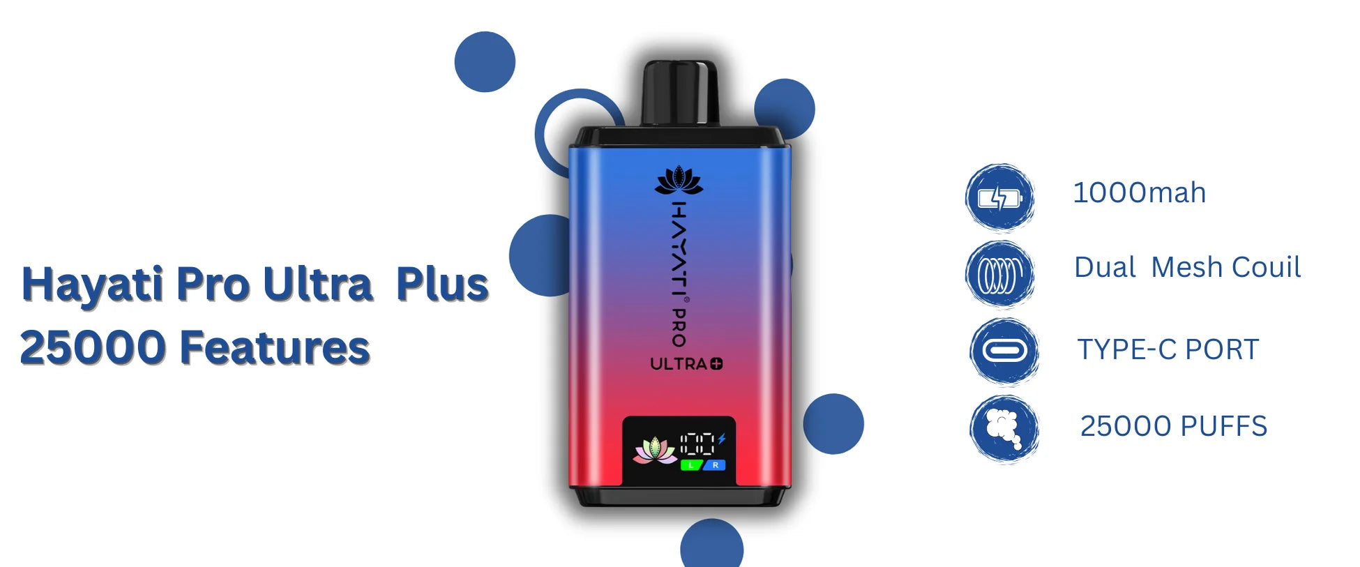 Hayati Pro Ultra Plus 25000 Box of 5