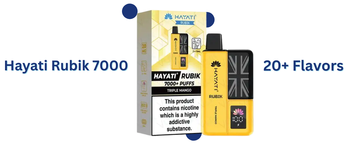 Hayati Rubik 7000 Box of 5 flavors
