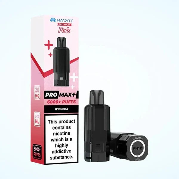 Hayati Pro Max Plus 6000 Prefilled Pods Box of 5 - Genuine Replacement Pods for Retailers & Bulk Buyers