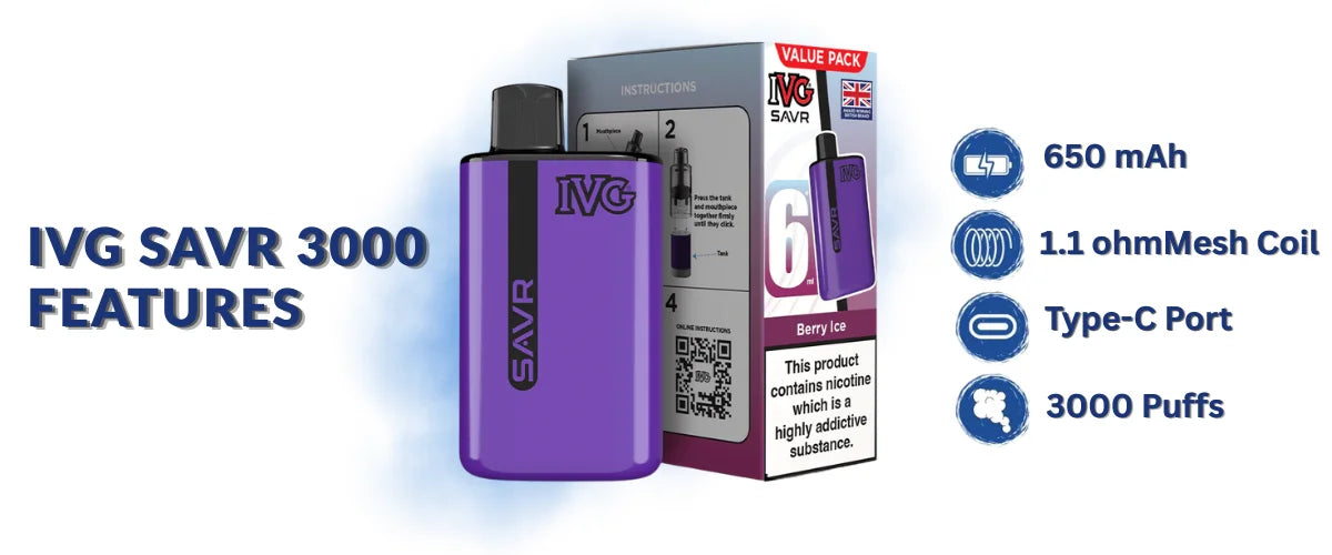 IVG SAVR 3000 Features