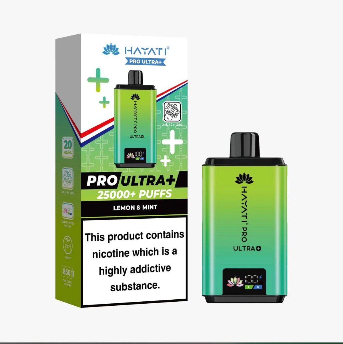 Hayati Pro Ultra Plus 25000 Prefilled Pod Kits Box of 5 | Vape Aura Wholesale