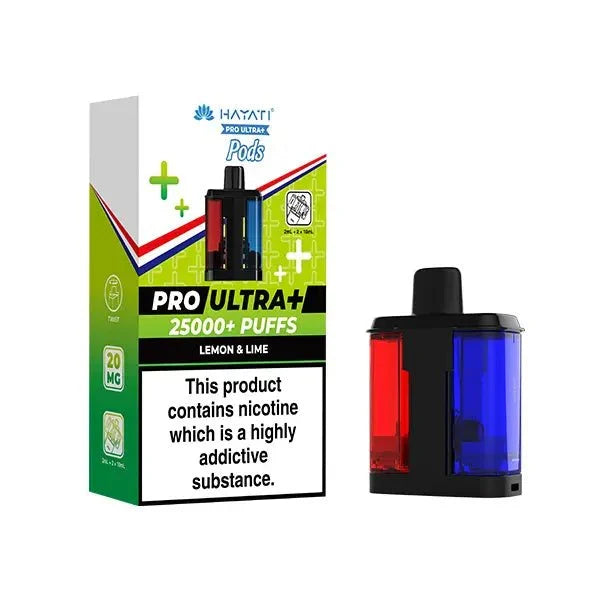 Hayati Pro Ultra Plus 25000 Pods Box of 5 - Prefilled Replacement Pods for Resellers & Bulk Buyers