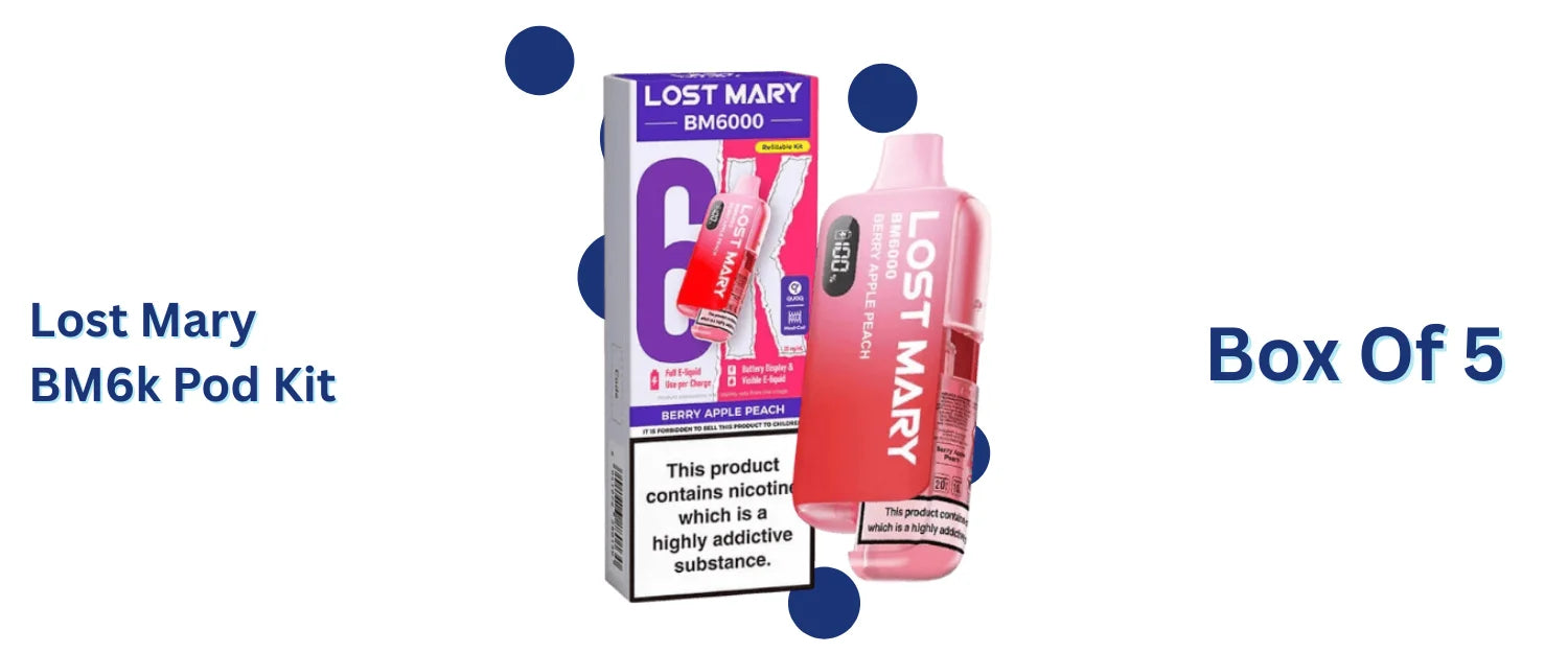 Lost Mary BM6000 Prefilled Pod Kit Box of 5 image