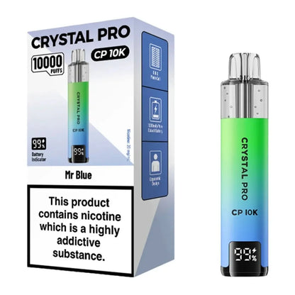 Crystal Pro 10000 Box of 5: TPD Compliant, Verified Quality-Tested | Premium Vaping, Better Value