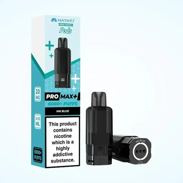 Hayati Pro Max Plus 6000 Prefilled Pods Box of 5 - Genuine Replacement Pods for Retailers & Bulk Buyers