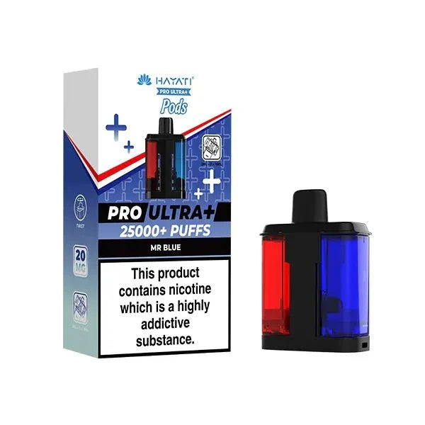 Hayati Pro Ultra Plus 25000 Pods Box of 5 - Prefilled Replacement Pods for Resellers & Bulk Buyers