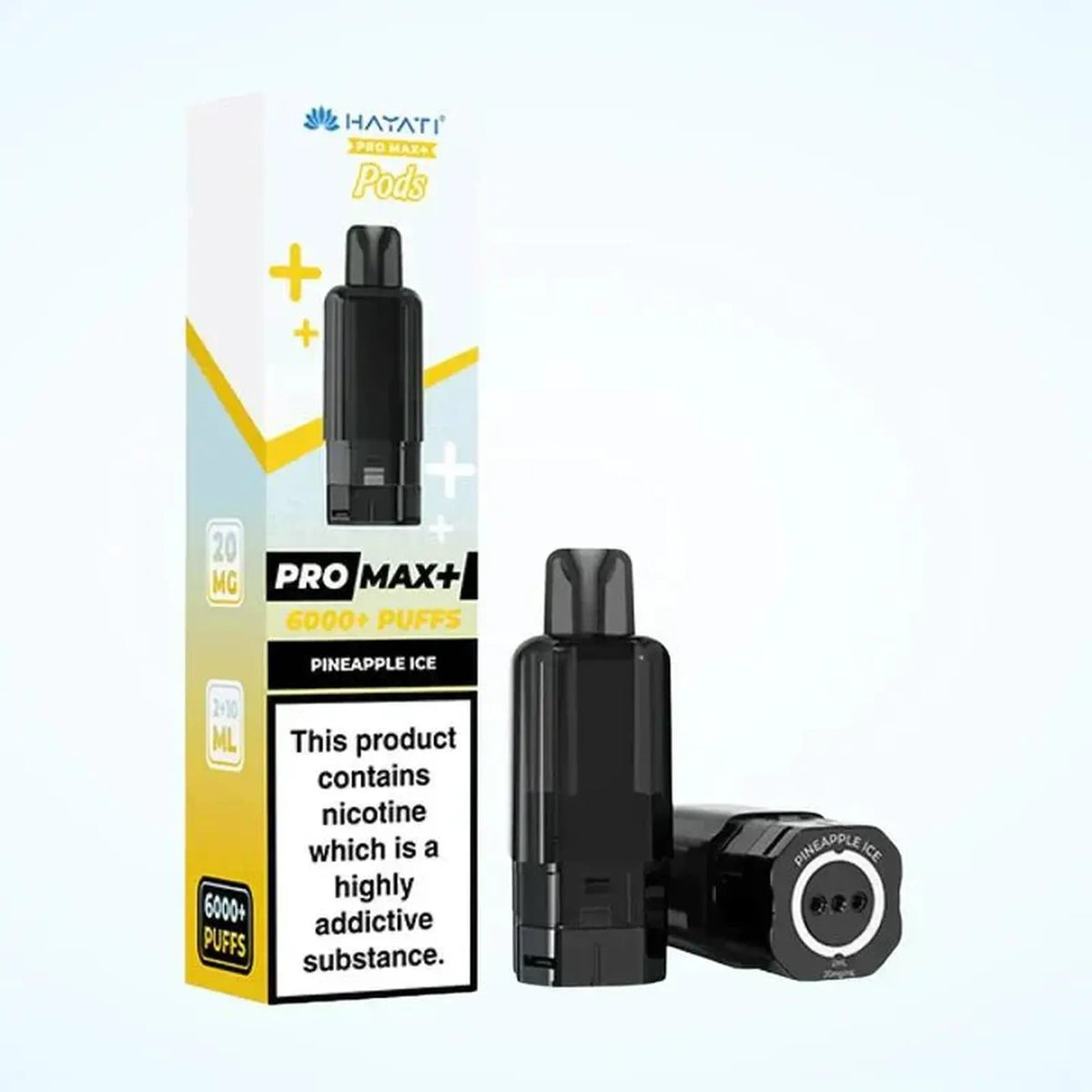 Hayati Pro Max Plus 6000 Prefilled Pods Box of 5 - Genuine Replacement Pods for Retailers & Bulk Buyers
