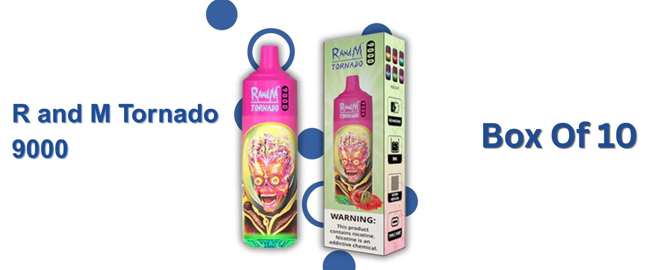 R and M Tornado 9000 Box of 10