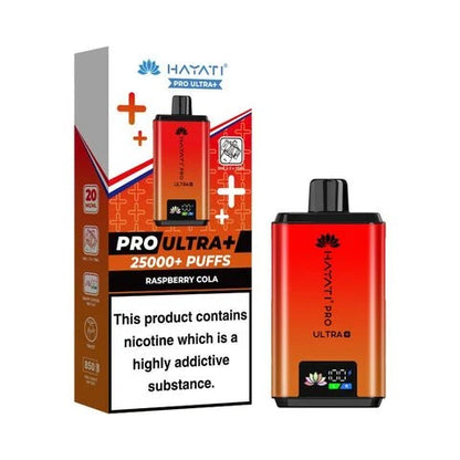 Hayati Pro Ultra Plus 25000 Prefilled Pod Kits Box of 5 | Vape Aura Wholesale