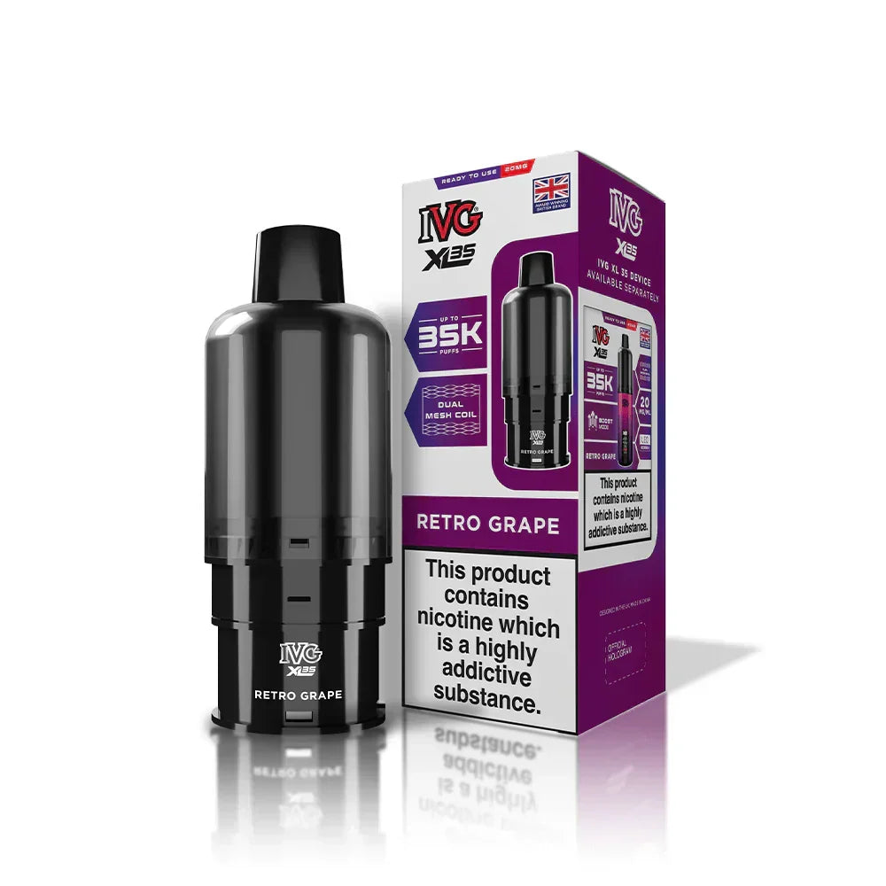 IVG XL 35K Prefilled Replacement Pods - Box of 5