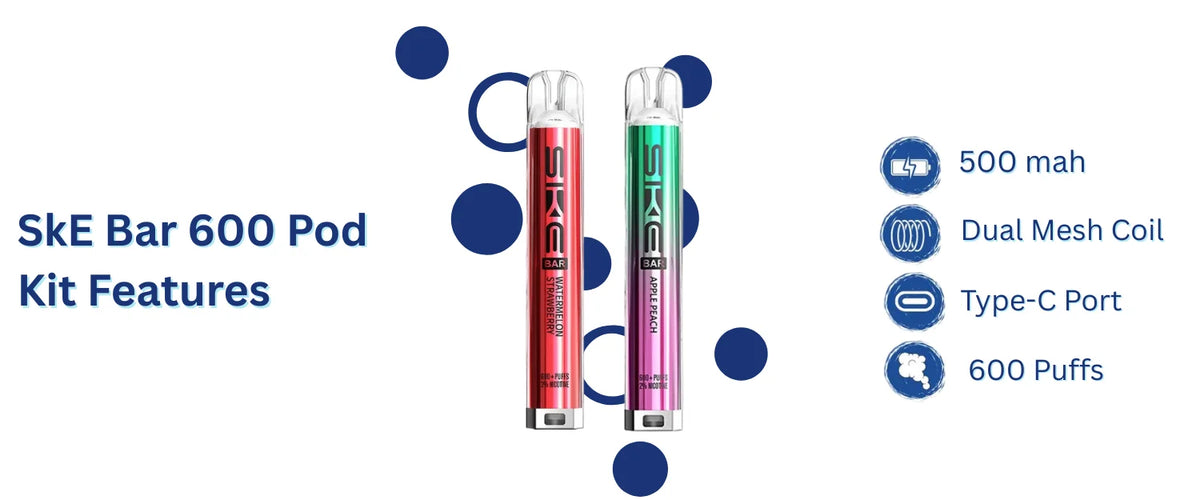 SkE Bar 600 Pod Kit features image