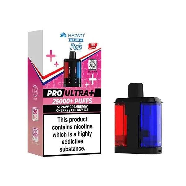 Hayati Pro Ultra Plus 25000 Pods Box of 5 - Prefilled Replacement Pods for Resellers & Bulk Buyers