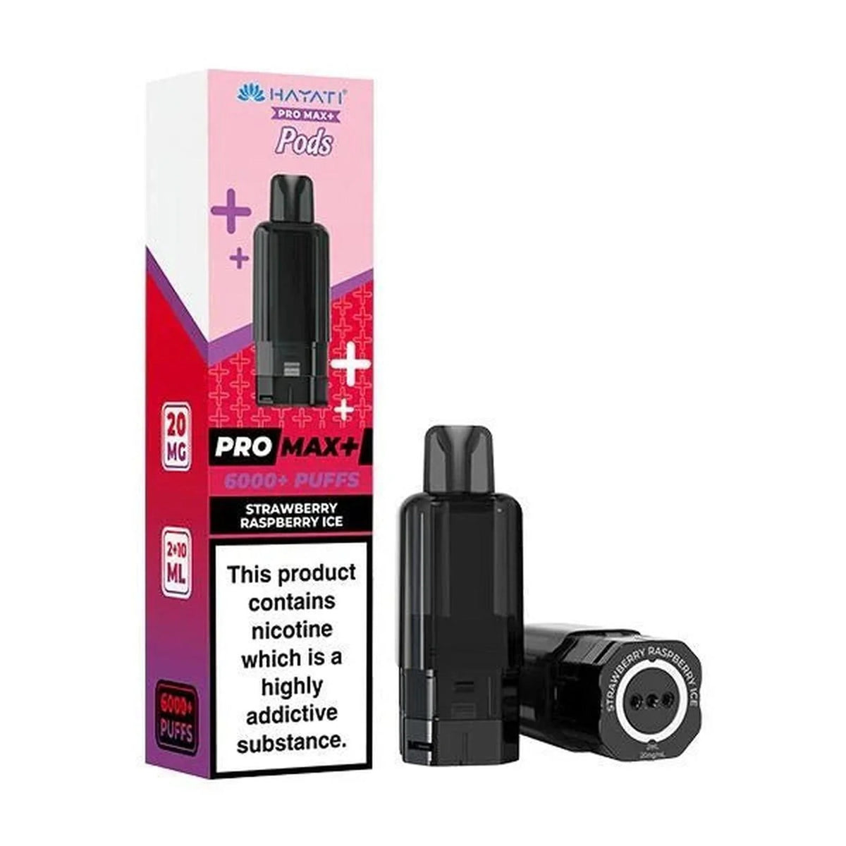 Hayati Pro Max Plus 6000 Prefilled Pods Box of 5 - Genuine Replacement Pods for Retailers & Bulk Buyers